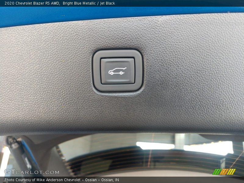 Bright Blue Metallic / Jet Black 2020 Chevrolet Blazer RS AWD