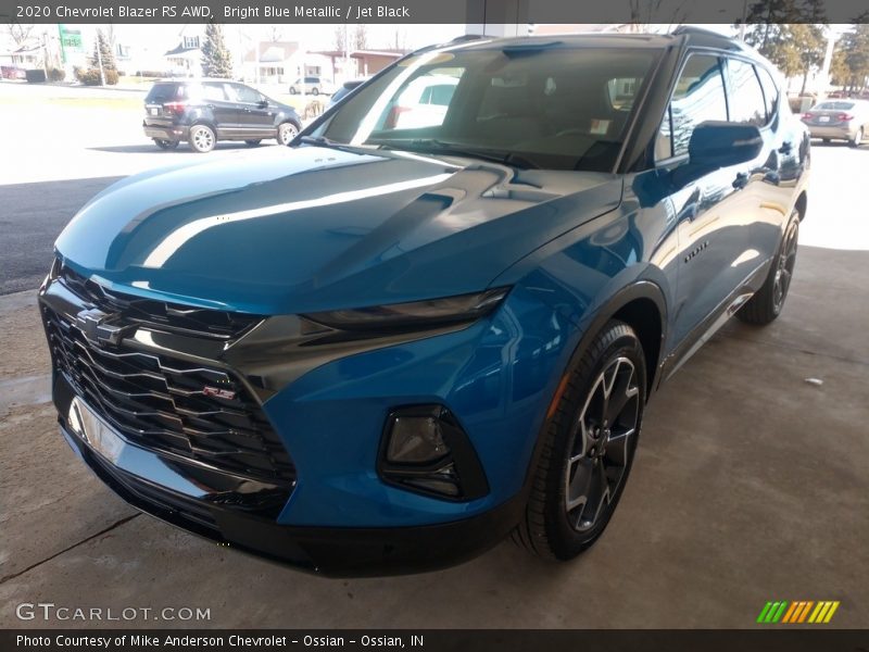 Bright Blue Metallic / Jet Black 2020 Chevrolet Blazer RS AWD