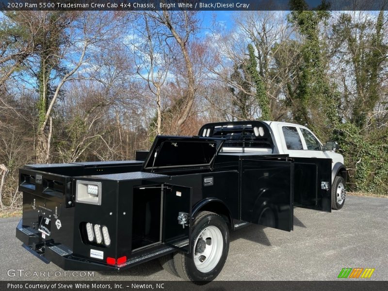 Bright White / Black/Diesel Gray 2020 Ram 5500 Tradesman Crew Cab 4x4 Chassis