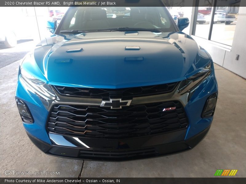 Bright Blue Metallic / Jet Black 2020 Chevrolet Blazer RS AWD