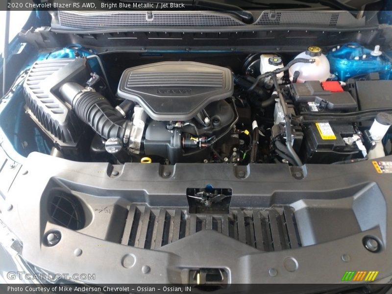Bright Blue Metallic / Jet Black 2020 Chevrolet Blazer RS AWD