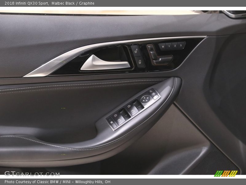 Malbec Black / Graphite 2018 Infiniti QX30 Sport