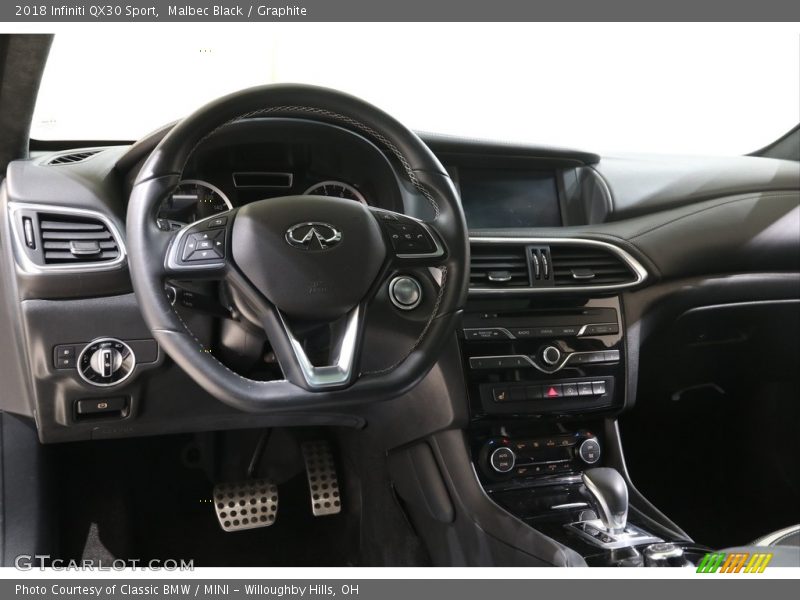 Malbec Black / Graphite 2018 Infiniti QX30 Sport