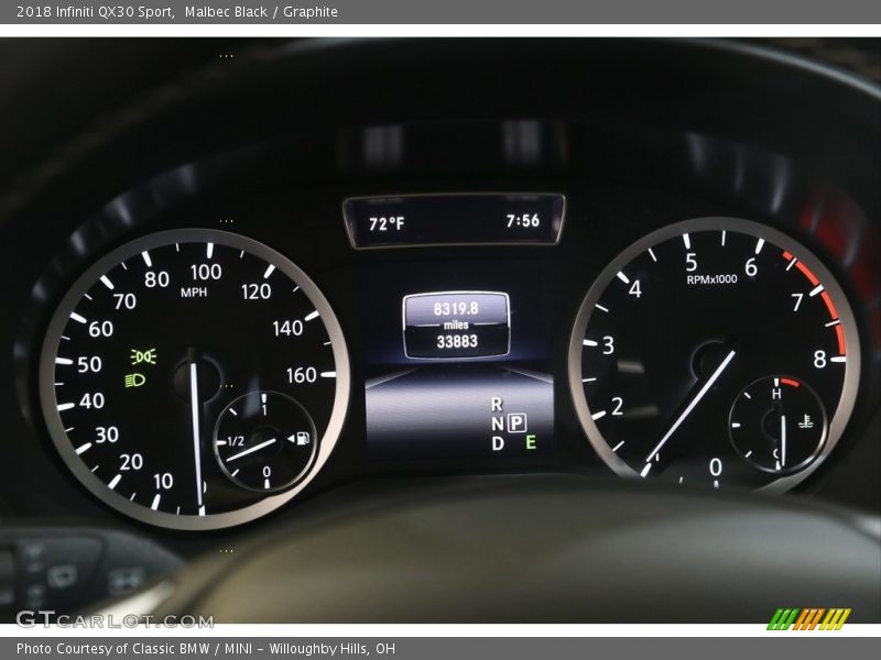 Malbec Black / Graphite 2018 Infiniti QX30 Sport