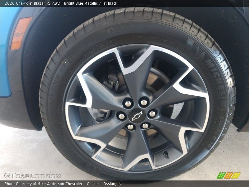 Bright Blue Metallic / Jet Black 2020 Chevrolet Blazer RS AWD