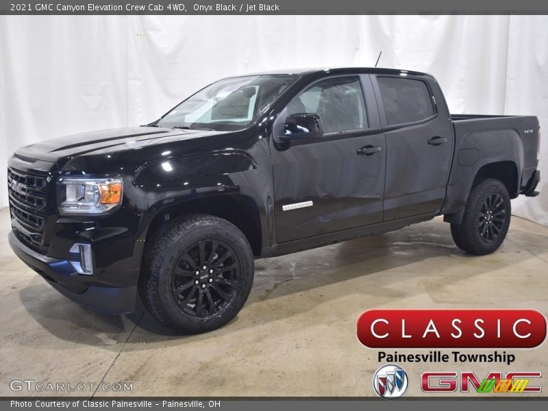 Onyx Black / Jet Black 2021 GMC Canyon Elevation Crew Cab 4WD