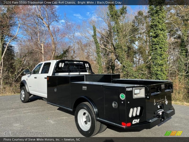 Bright White / Black/Diesel Gray 2020 Ram 5500 Tradesman Crew Cab 4x4 Chassis