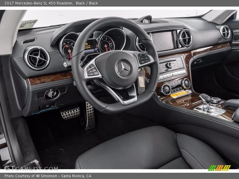 Black / Black 2017 Mercedes-Benz SL 450 Roadster