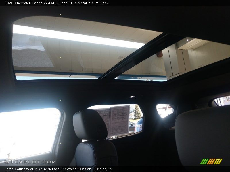 Bright Blue Metallic / Jet Black 2020 Chevrolet Blazer RS AWD