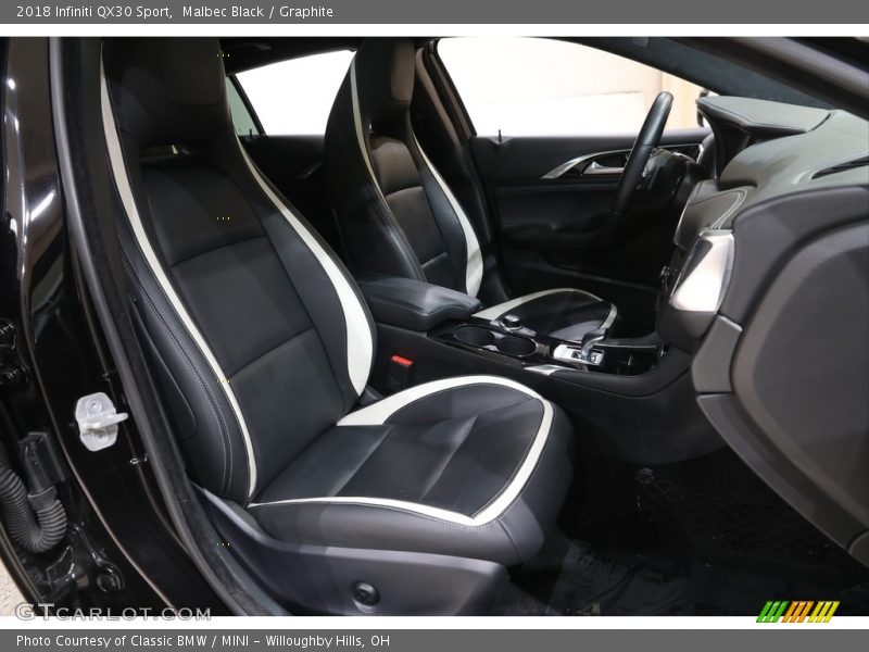 Malbec Black / Graphite 2018 Infiniti QX30 Sport