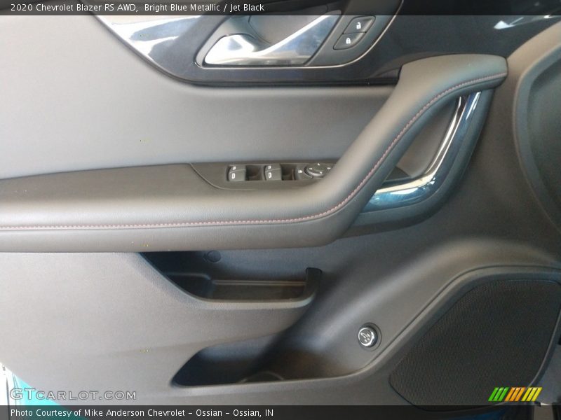 Bright Blue Metallic / Jet Black 2020 Chevrolet Blazer RS AWD