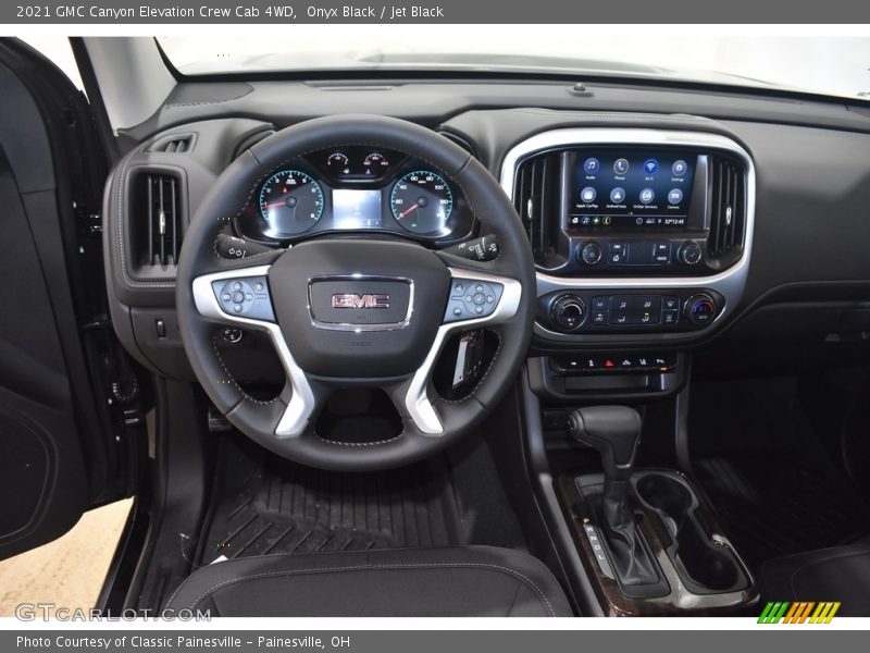 Onyx Black / Jet Black 2021 GMC Canyon Elevation Crew Cab 4WD
