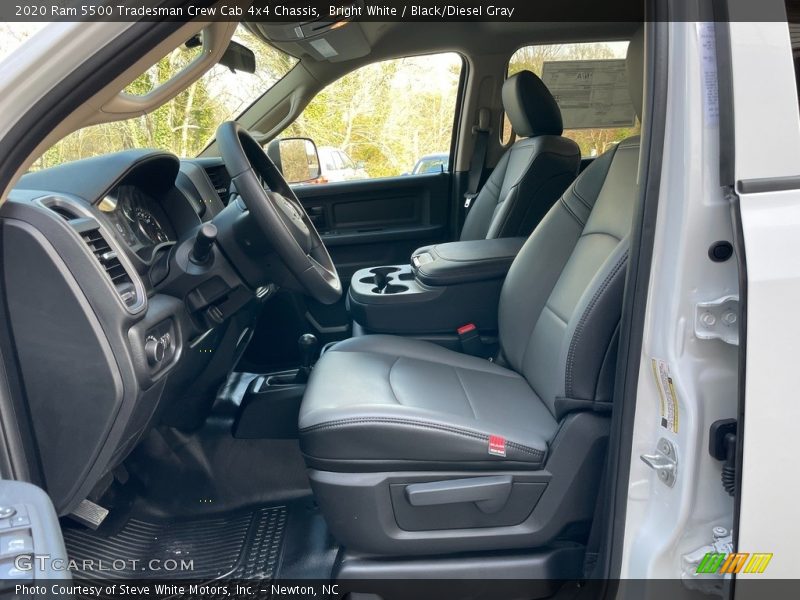 Bright White / Black/Diesel Gray 2020 Ram 5500 Tradesman Crew Cab 4x4 Chassis