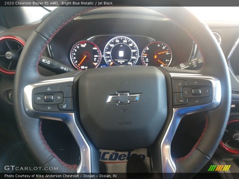 Bright Blue Metallic / Jet Black 2020 Chevrolet Blazer RS AWD