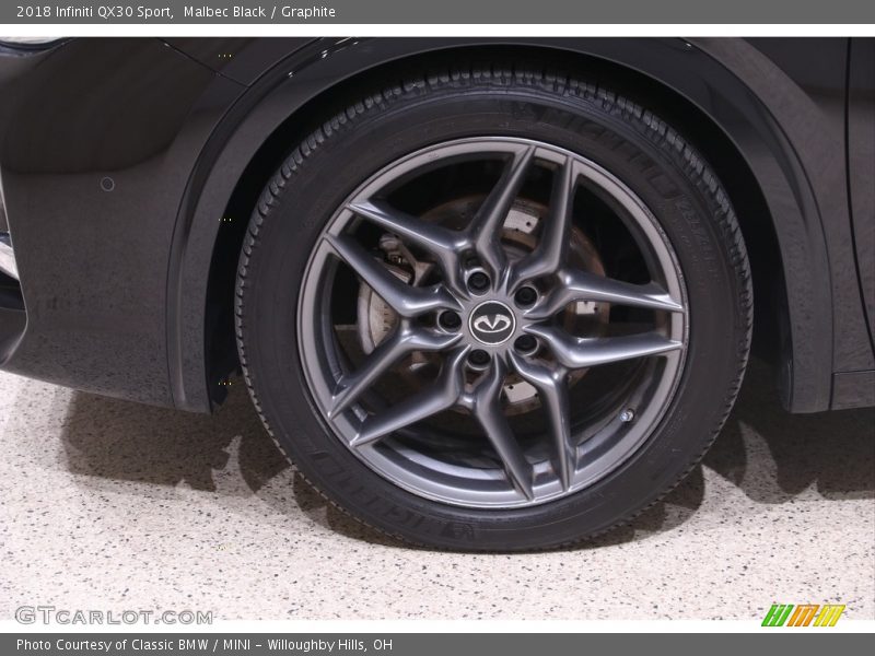 Malbec Black / Graphite 2018 Infiniti QX30 Sport