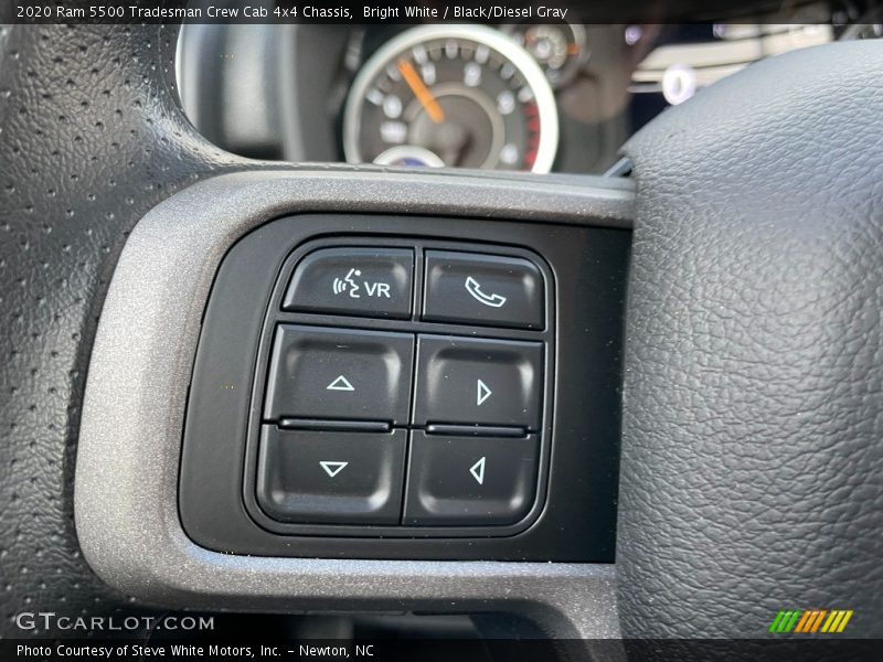 Bright White / Black/Diesel Gray 2020 Ram 5500 Tradesman Crew Cab 4x4 Chassis