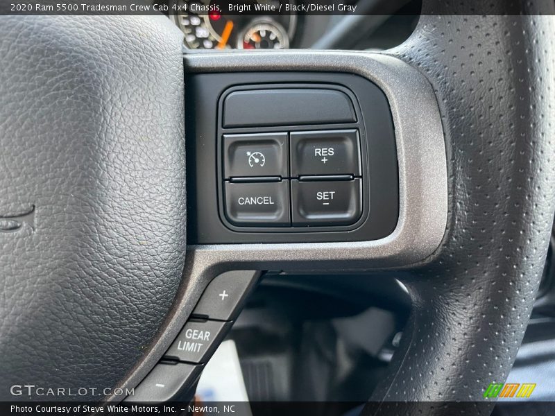 Bright White / Black/Diesel Gray 2020 Ram 5500 Tradesman Crew Cab 4x4 Chassis
