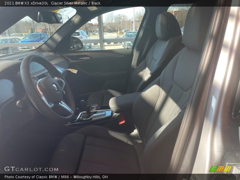 Glacier Silver Metallic / Black 2021 BMW X3 xDrive30i