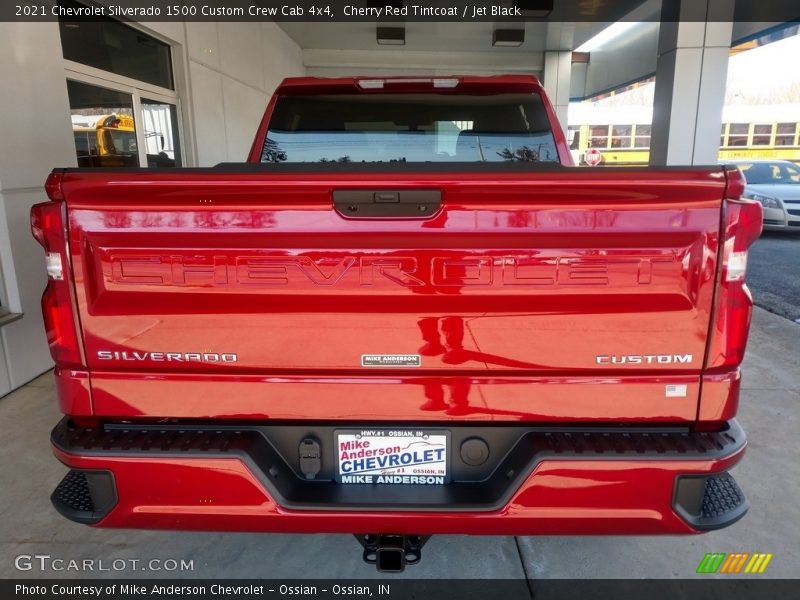 Cherry Red Tintcoat / Jet Black 2021 Chevrolet Silverado 1500 Custom Crew Cab 4x4