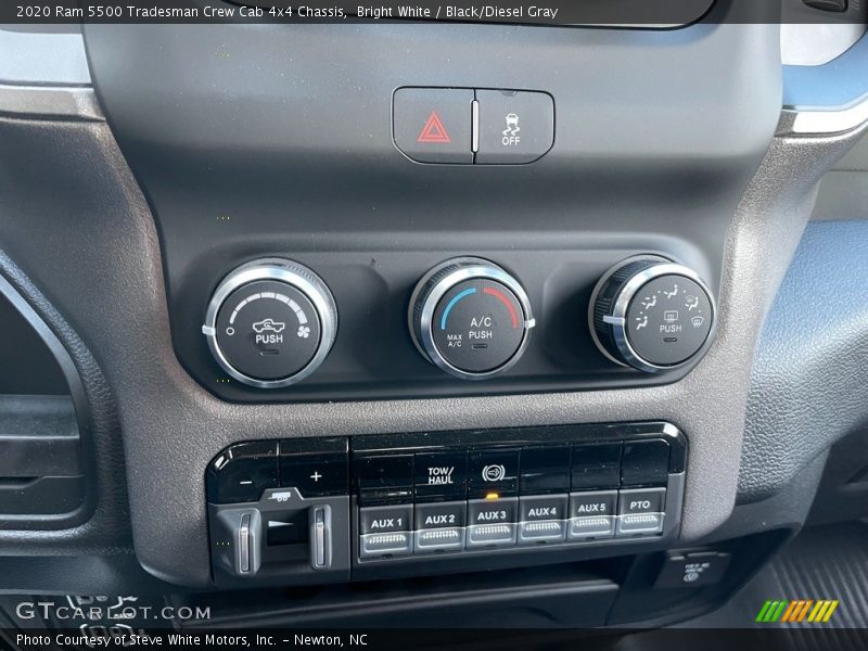 Bright White / Black/Diesel Gray 2020 Ram 5500 Tradesman Crew Cab 4x4 Chassis
