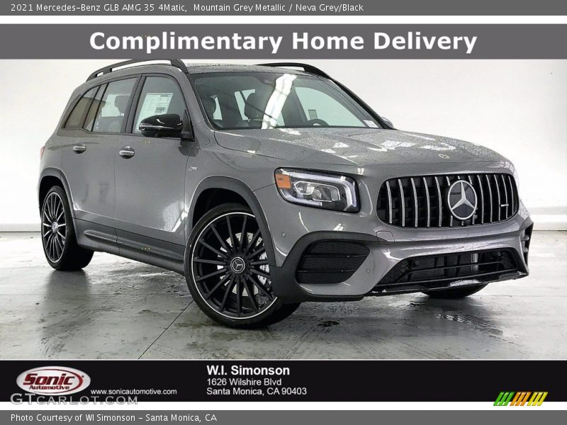 Mountain Grey Metallic / Neva Grey/Black 2021 Mercedes-Benz GLB AMG 35 4Matic