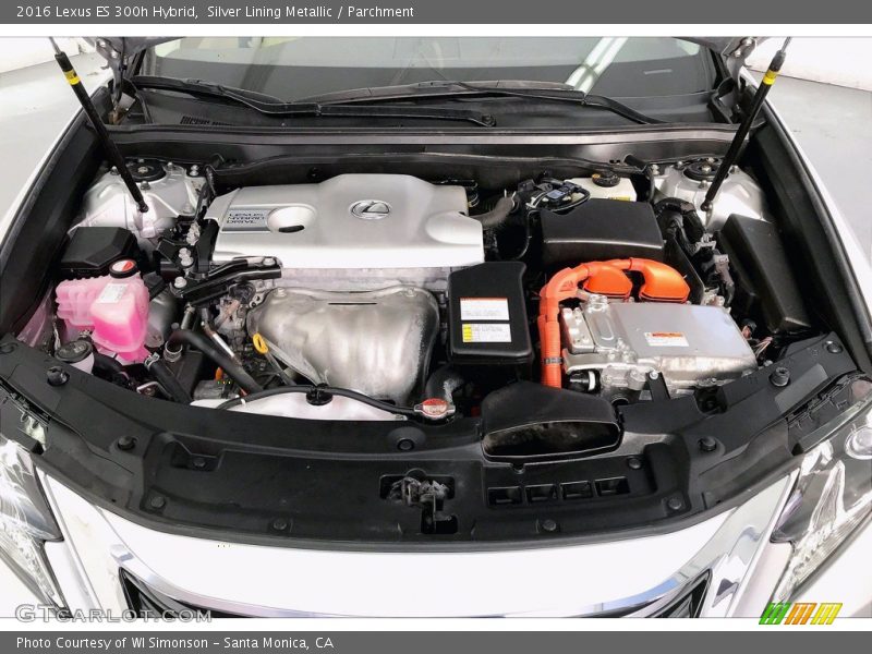  2016 ES 300h Hybrid Engine - 2.5 Liter Atkinson Cycle DOHC 16-Valve VVT-i 4 Cylinder Gasoline/Electric Hybrid