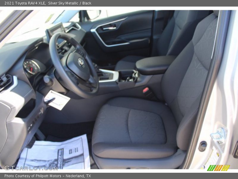 Silver Sky Metallic / Black 2021 Toyota RAV4 XLE