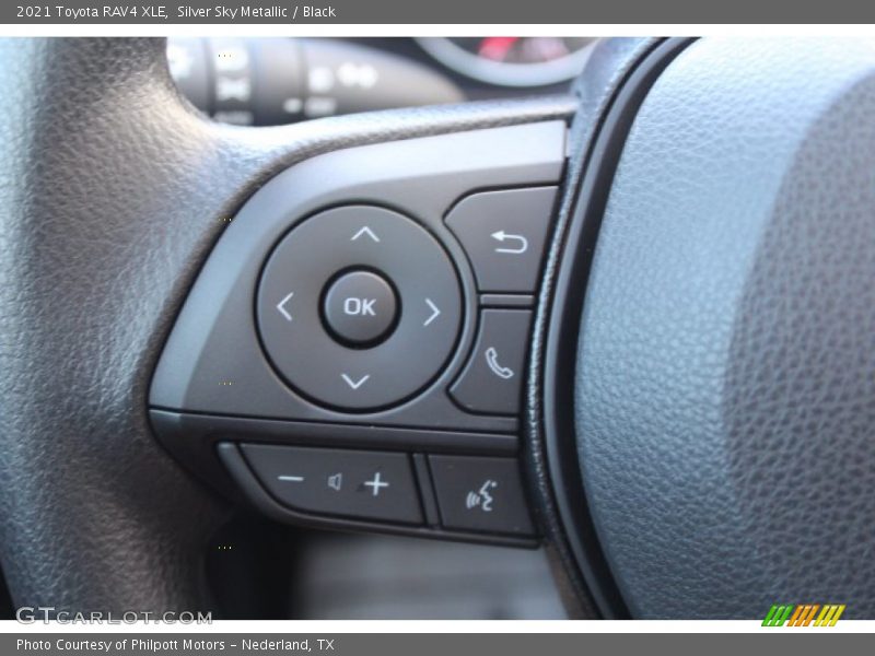 Silver Sky Metallic / Black 2021 Toyota RAV4 XLE