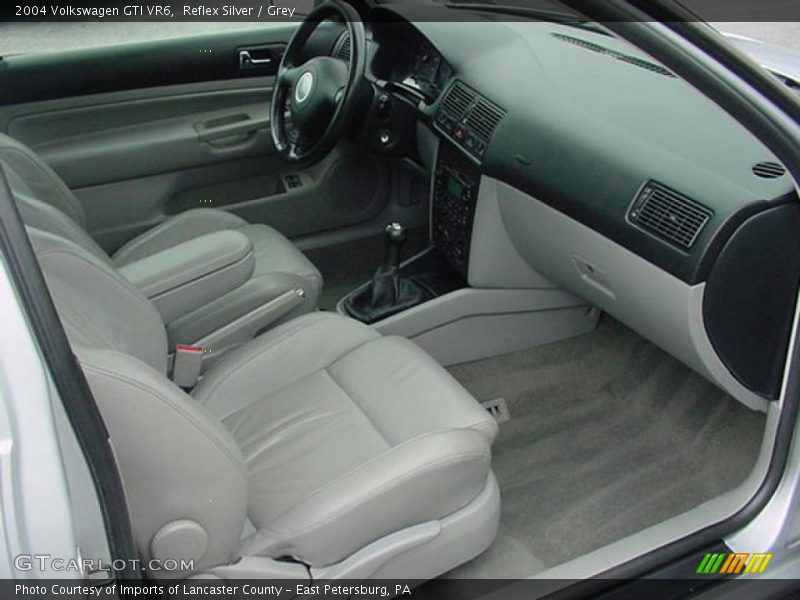 Reflex Silver / Grey 2004 Volkswagen GTI VR6