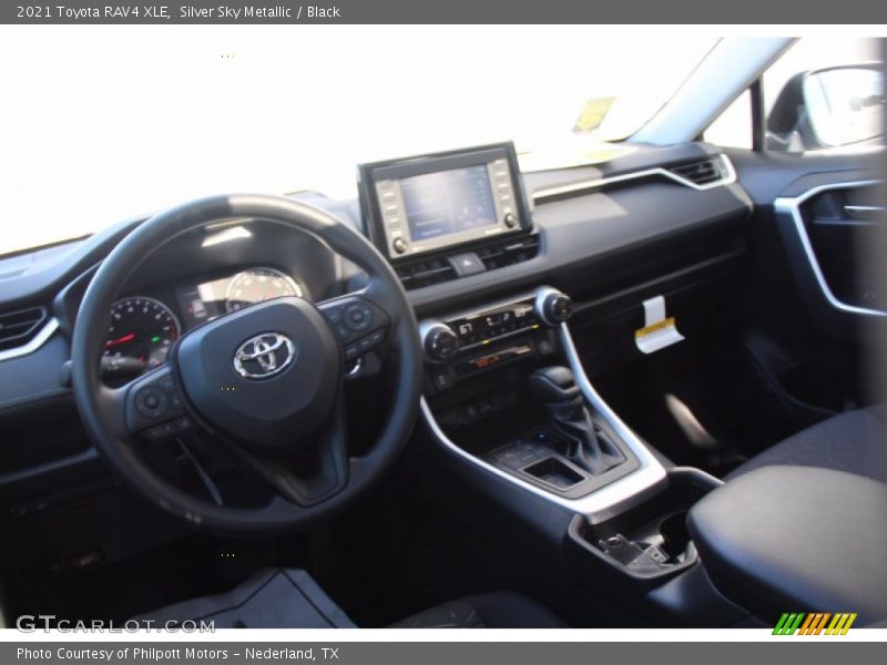 Silver Sky Metallic / Black 2021 Toyota RAV4 XLE