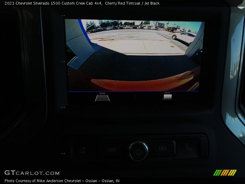 Cherry Red Tintcoat / Jet Black 2021 Chevrolet Silverado 1500 Custom Crew Cab 4x4