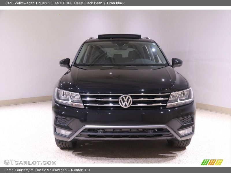 Deep Black Pearl / Titan Black 2020 Volkswagen Tiguan SEL 4MOTION