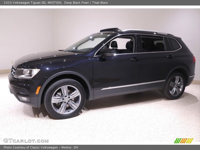 Deep Black Pearl / Titan Black 2020 Volkswagen Tiguan SEL 4MOTION