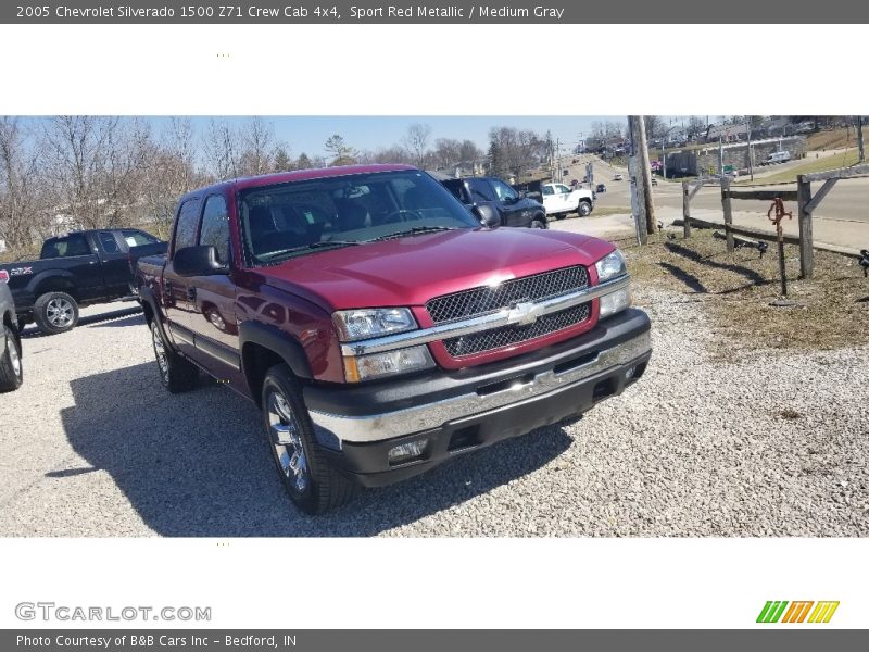 Sport Red Metallic / Medium Gray 2005 Chevrolet Silverado 1500 Z71 Crew Cab 4x4