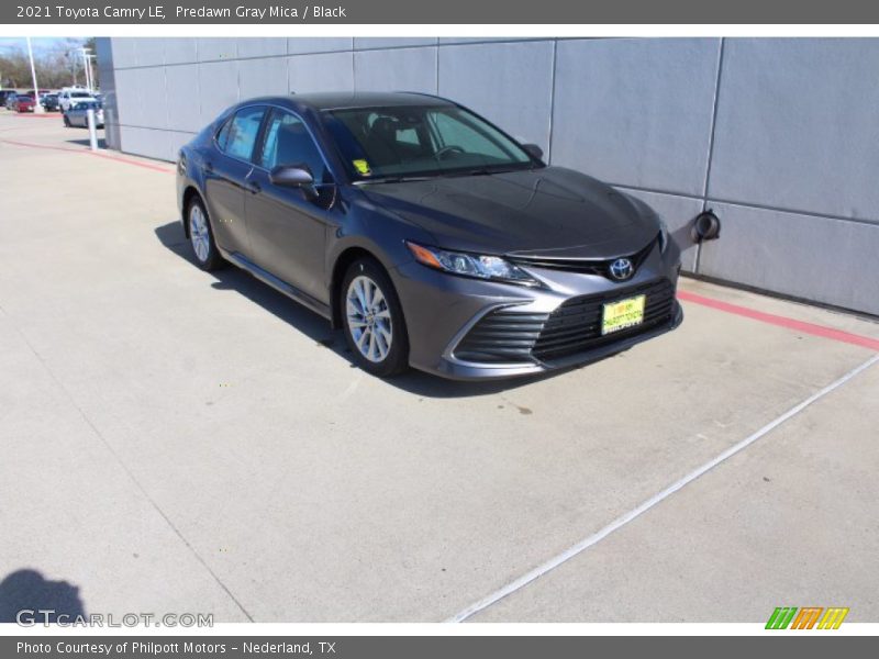 Predawn Gray Mica / Black 2021 Toyota Camry LE