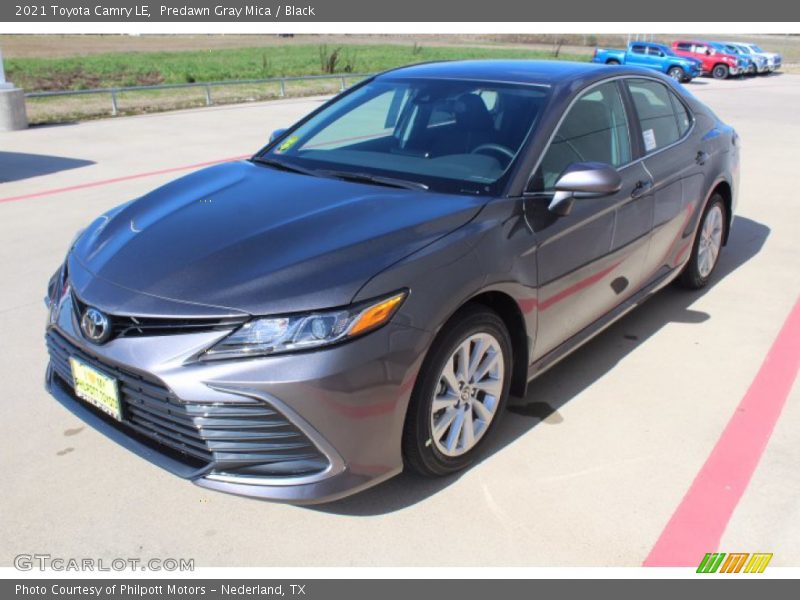Predawn Gray Mica / Black 2021 Toyota Camry LE