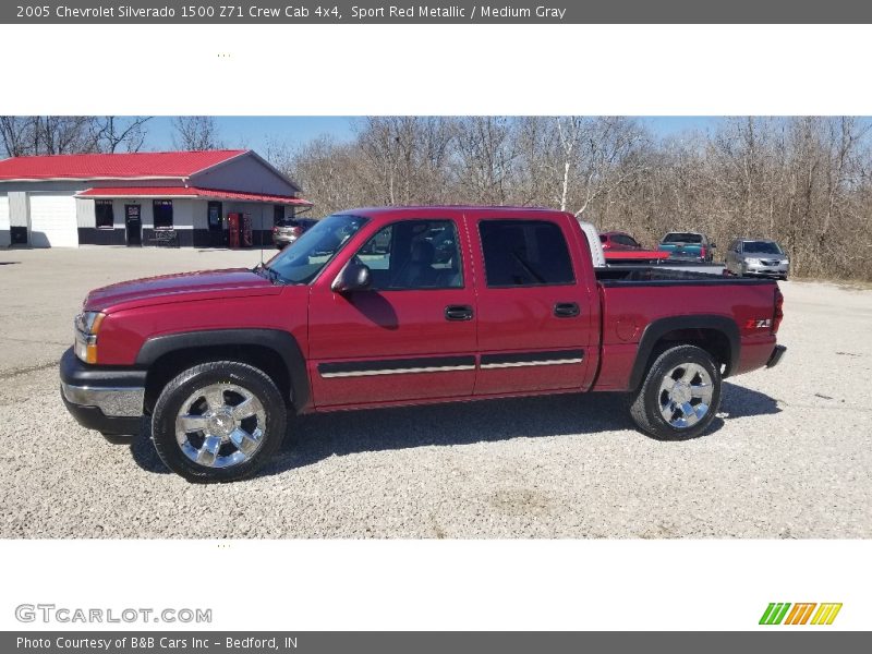 Sport Red Metallic / Medium Gray 2005 Chevrolet Silverado 1500 Z71 Crew Cab 4x4