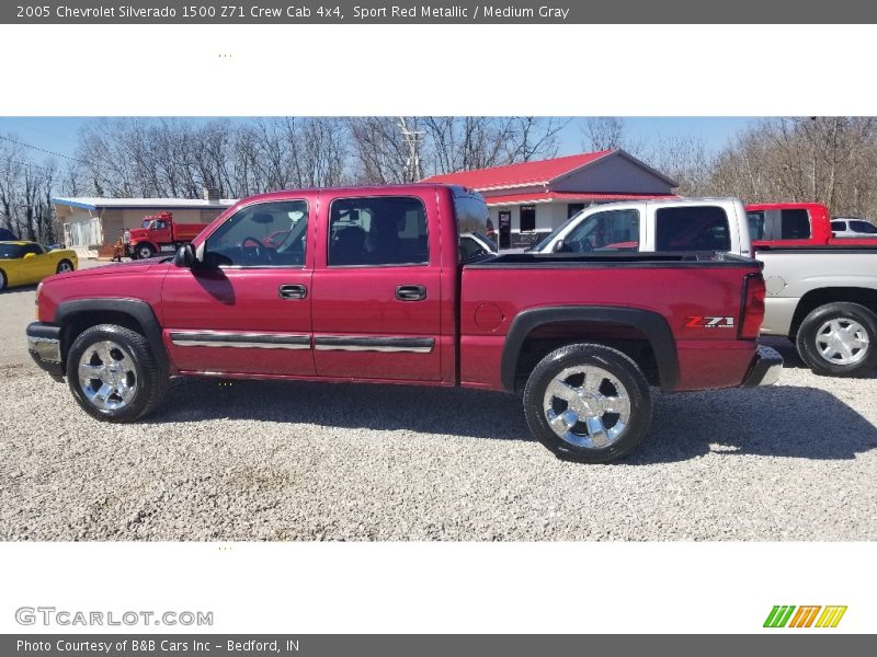 Sport Red Metallic / Medium Gray 2005 Chevrolet Silverado 1500 Z71 Crew Cab 4x4