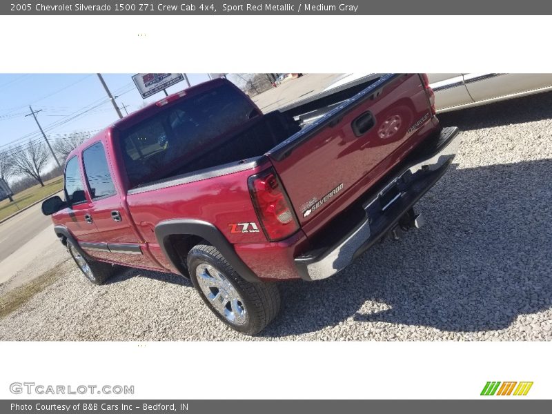 Sport Red Metallic / Medium Gray 2005 Chevrolet Silverado 1500 Z71 Crew Cab 4x4