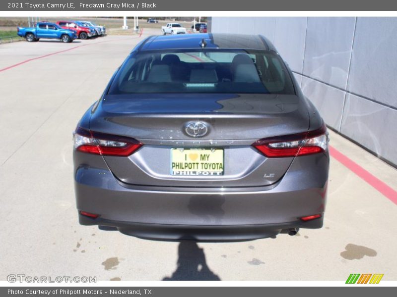 Predawn Gray Mica / Black 2021 Toyota Camry LE