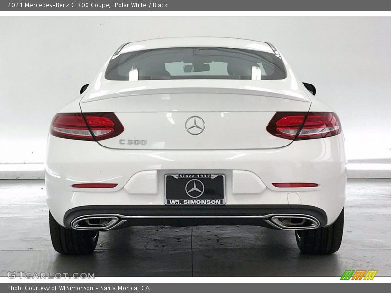 Polar White / Black 2021 Mercedes-Benz C 300 Coupe