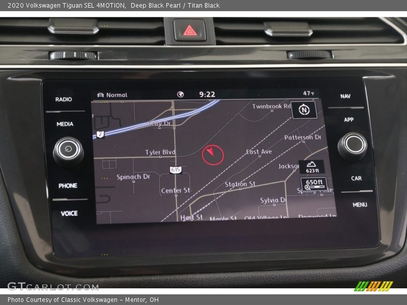 Deep Black Pearl / Titan Black 2020 Volkswagen Tiguan SEL 4MOTION