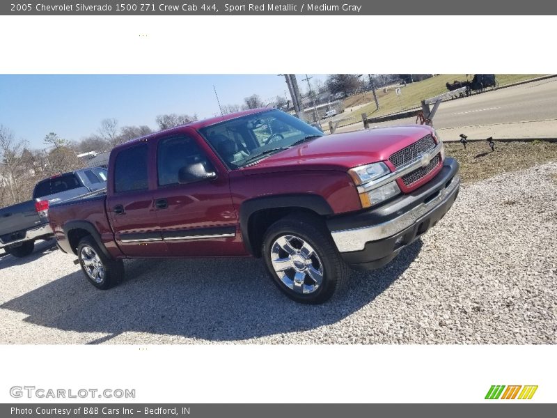 Sport Red Metallic / Medium Gray 2005 Chevrolet Silverado 1500 Z71 Crew Cab 4x4