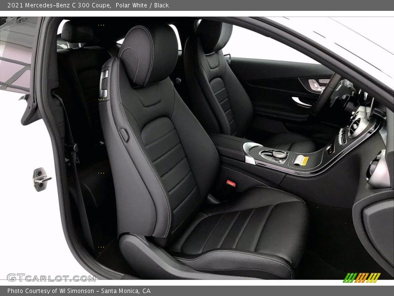 Polar White / Black 2021 Mercedes-Benz C 300 Coupe