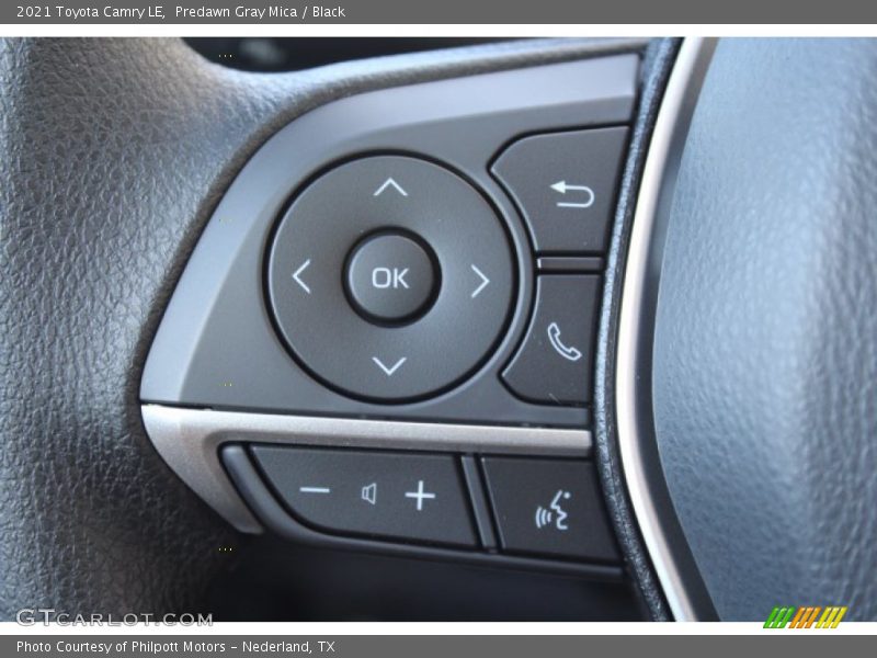 Predawn Gray Mica / Black 2021 Toyota Camry LE