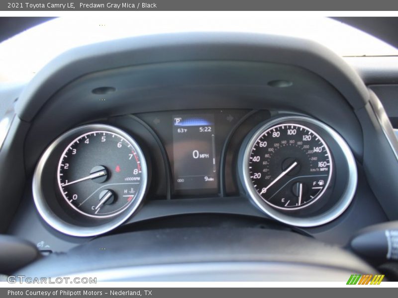 Predawn Gray Mica / Black 2021 Toyota Camry LE
