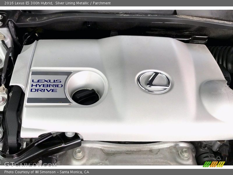  2016 ES 300h Hybrid Engine - 2.5 Liter Atkinson Cycle DOHC 16-Valve VVT-i 4 Cylinder Gasoline/Electric Hybrid