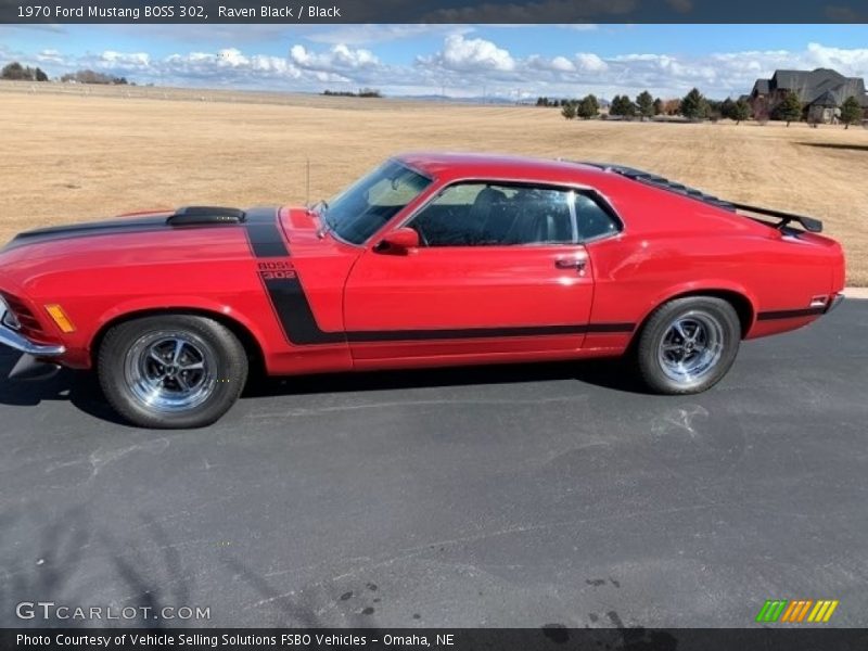 Raven Black / Black 1970 Ford Mustang BOSS 302