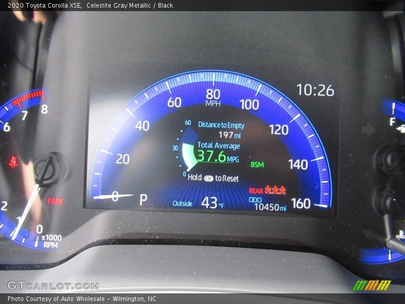 Celestite Gray Metallic / Black 2020 Toyota Corolla XSE