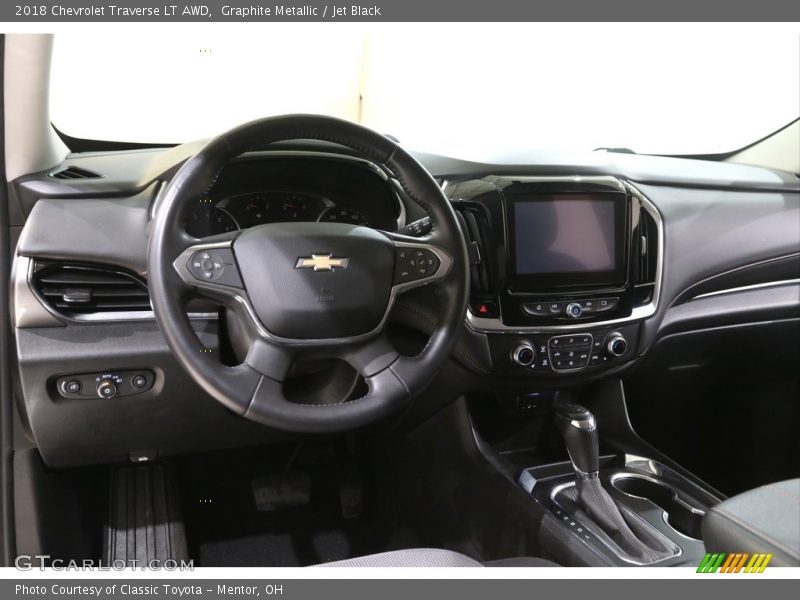 Graphite Metallic / Jet Black 2018 Chevrolet Traverse LT AWD